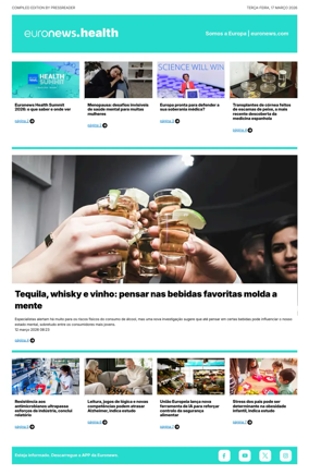 Cover of Euronews Health (Portuguese)