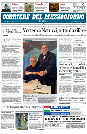 Cover of Corriere del Mezzogiorno (Puglia)