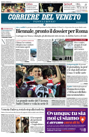 Cover of Corriere del Veneto (Padova e Rovigo)