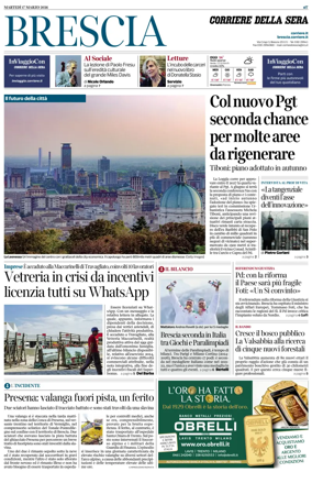 Cover of Corriere della Sera (Brescia)