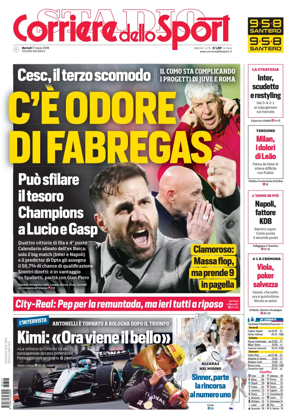 Cover of Corriere dello Sport