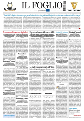 Cover of Il Foglio Quotidiano