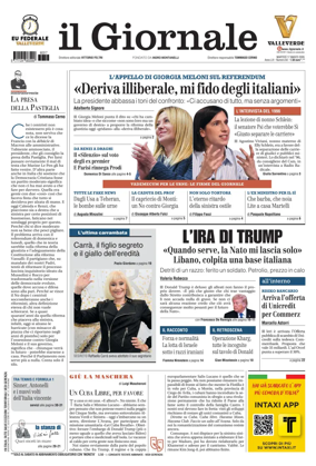 Cover of Il Giornale (Italy)