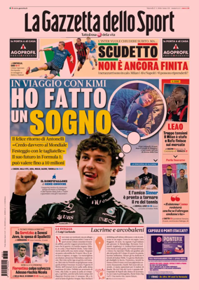 Cover of La Gazzetta dello Sport - Napoli