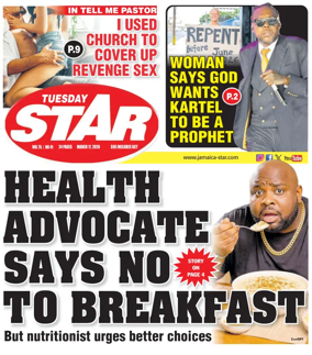 Cover of The Star (Jamaica)