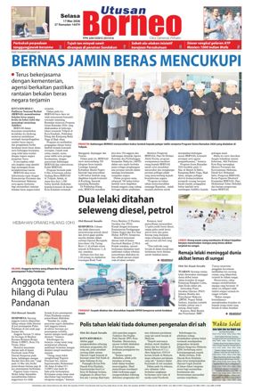 Cover of Utusan Borneo (Sabah)