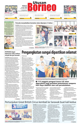Cover of Utusan Borneo (Sarawak)
