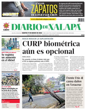 Cover of Diario de Xalapa