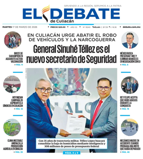 Cover of El Debate de Culiacan