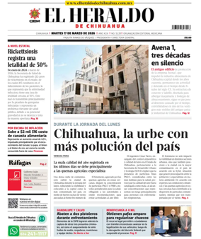 Cover of El Heraldo de Chihuahua