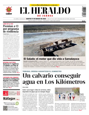 Cover of El Heraldo de Juarez