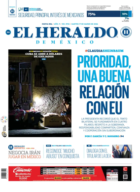 Cover of El Heraldo de Mexico