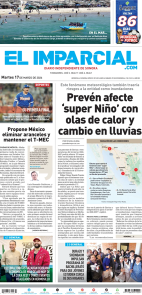 Cover of El Imparcial