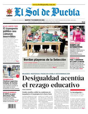 Cover of El Sol de Puebla
