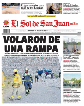 Cover of El Sol de San Juan del Rio