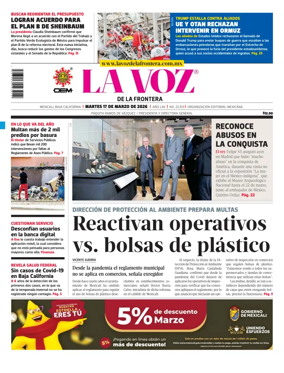 Cover of La Voz de la Frontera