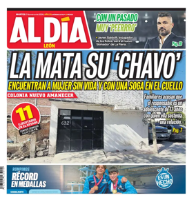 Cover of Periodico Al Dia (Leon)