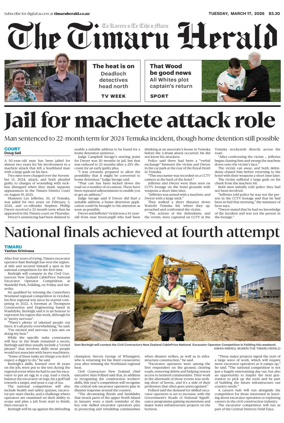 Cover of The Timaru Herald
