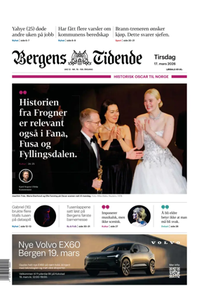 Cover of Bergens Tidende