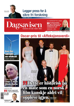 Cover of Dagsavisen