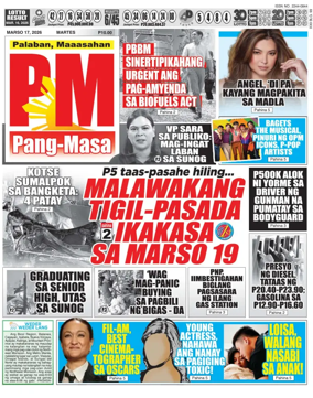 Cover of PM Pang-Masa
