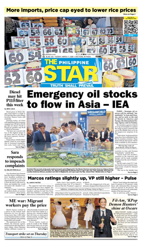 Cover of The Philippine Star