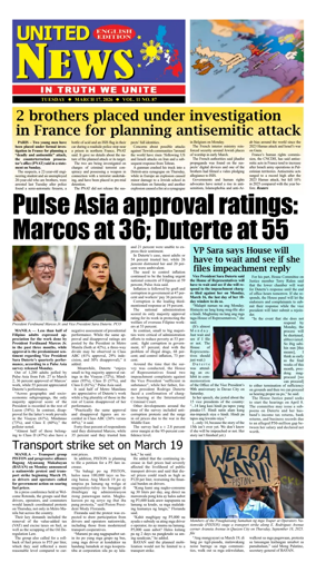 Cover of United News - English Edition