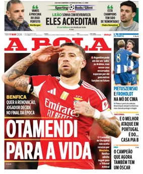 Cover of A BOLA (Portuguese)