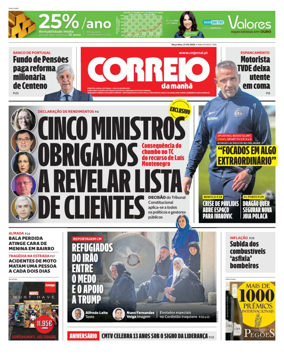 Cover of Correio da Manha