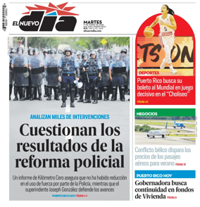 Cover of El Nuevo Dia