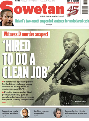 Cover of Sowetan