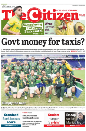Cover of The Citizen (KZN)
