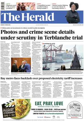 Cover of The Herald (South Africa)