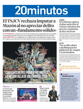 Cover of 20 Minutos Valencia