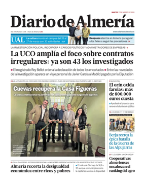 Cover of Diario de Almeria