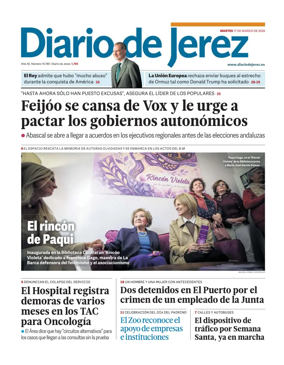 Cover of Diario de Jerez