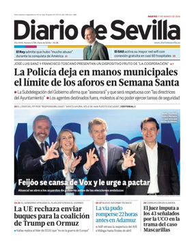 Cover of Diario de Sevilla