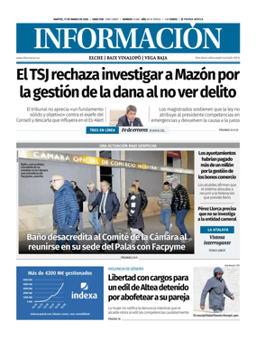 Cover of Diario Informacion (Elche y Vega Baja)