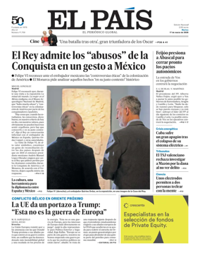 Cover of El Pais (Galicia)