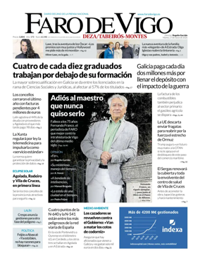 Cover of Faro de Vigo (Deza/Tabeiros-Montes)