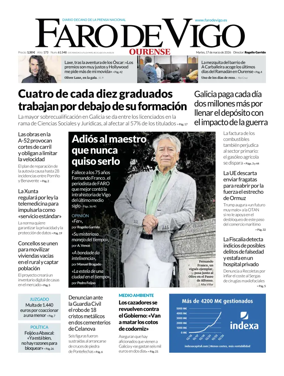 Cover of Faro de Vigo (Ourense)