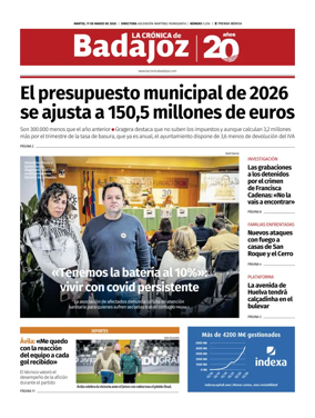 Cover of La Cronica de Badajoz BE