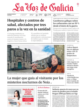 Cover of La Voz de Galicia (Barbanza)