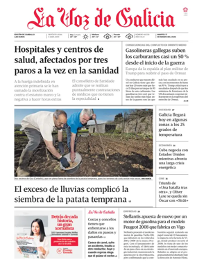 Cover of La Voz de Galicia (Carballo)