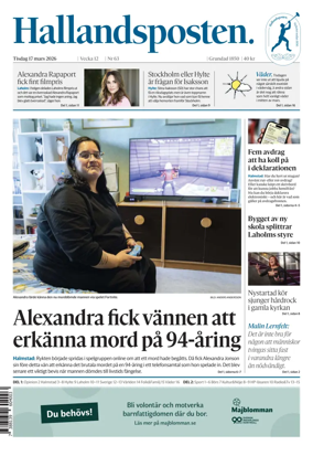 Cover of Hallandsposten