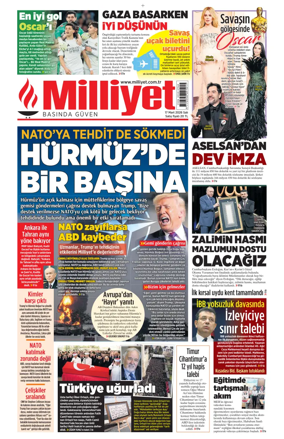Cover of Milliyet