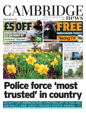 Cover of Cambridge News