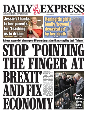 Cover of Daily Express
