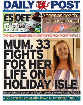 Cover of Daily Post (North Wales)