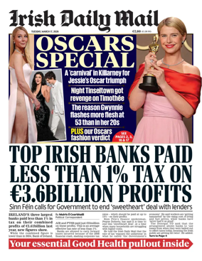 Cover of Irish Daily Mail